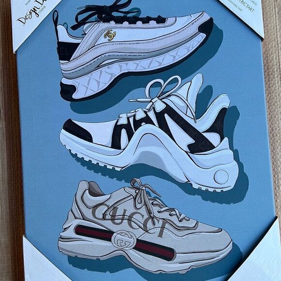 Design District Studio Designer Sneaker Hanging Wall Art - Picture 3 of 16
